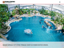 Tablet Screenshot of pawlowski-gmbh.de